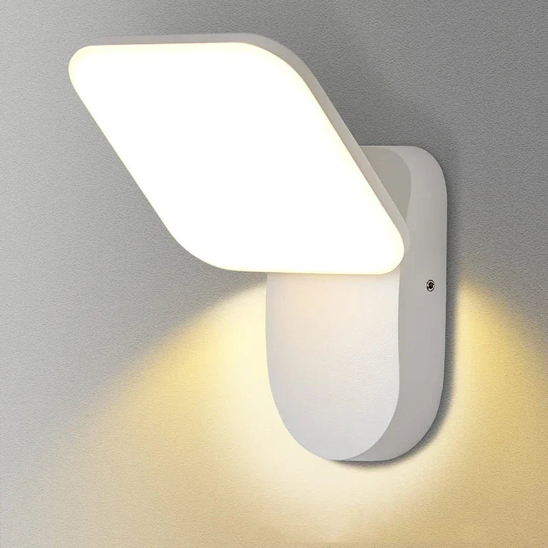 Axyaa Outdoor Sensor Wall Light: Modern, Waterproof Aluminum Design for Garden, Patio, Balcony