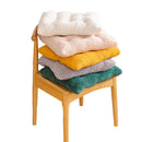 Axyaa Green Lambs Wool Floor Chair Pad - Comfortable, Cozy, and Stylish