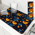 Axyaa Halloween Maple Absorbent Draining Mat for Kitchen and Bathroom