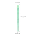 Axyaa Non-Slip Colorful Alloy Chopsticks Set for Healthy Dining