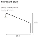 Axyaa Industrial Long Pole Rotating Wall Lamp | Nordic Design Luxury Hotel Décor