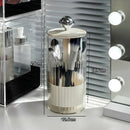 Axyaa Makeup Brush Holder with Automatic Lift and Dustproof Lid
