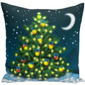 Axyaa Christmas Santa Claus Tree Pillow Case 45x45cm