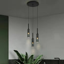 Axyaa Nordic Glass LED Chandelier for Minimalist Home Decor Lighting