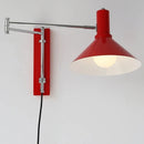 Axyaa Nordic Rocking Chair Wall Lamp, Retro LED Study Wall Light