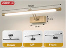 Axyaa Golden Bathroom Wall Sconces Mirror Cabinet Wall Lighting
