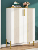 Axyaa 6-Tier Wooden Shoe Storage Cabinet with Adjustable Shelves