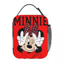 Axyaa Minnie Mouse Lunch Bag Insulated Cooler Thermal Bento Box School Office