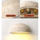 Axyaa Ancient Chinese Travertine LED Wall Light for Ambiant Lighting