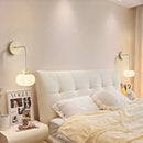 Axyaa Cream Style Bedside Pumpkin Wall Lamp | Modern Minimalist LED Lighting