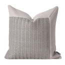 Axyaa Light Grey Splice Pillow Cushion for Home & Hospitality