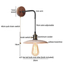 Axyaa Wabi Sabi LED Wall Lamp Yellow Stone Vintage Industrial Bedroom Stair Light