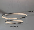 Axyaa Modern Chandelier Stair Pendant Lamp Living Room Lighting