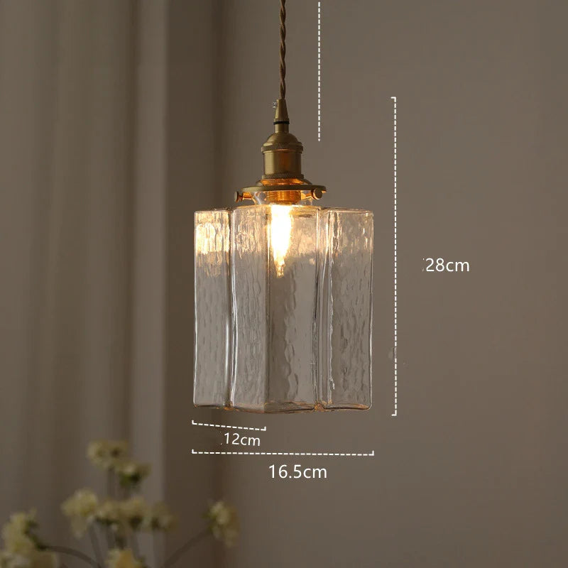 Nordic Green Glass LED Pendant Light by Axyaa - Modern Indoor Lighting