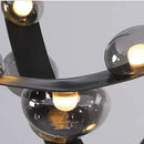 Axyaa Modern Minimalist Restaurant Chandelier - Nordic Art Design for Villa, Living Room, Staircase