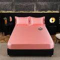 Axyaa Waterproof Mattress Cover, Machine Washable Solid Color Mattress Protector