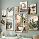 Axyaa Green Leaves Indoor Plants Wall Art Print for Living Room Decor