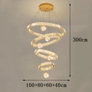 Axyaa Crystal Chandelier Pendant Light for Living Room Bedroom Ceiling Decor