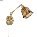 Axyaa Vintage Glass LED Wall Lights - Rotate Wandlamp