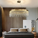 Axyaa Luxury Crystal Chandelier Pendant Lights for Living Dining Room