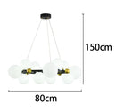 Axyaa LED Chandeliers for Modern Living Room Indoor Lighting