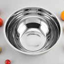 Axyaa Stainless Steel Salad Bowl Set - Ideal for Korean Cuisine and Baked Dishes