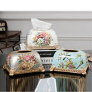 Axyaa Ceramic Bread Tissue Box: European-Style Living Room Coffee Table Decor