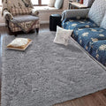 Axyaa Soft Silky Carpet for Living Room Sofa, Kids Bedroom Decor Plush Shaggy Area Rug