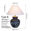 Axyaa Nordic Ceramic Table Lamp for Modern Living Spaces