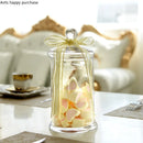 Axya Clear Glass Candy Jar Wedding Display Decorative Storage Bottle