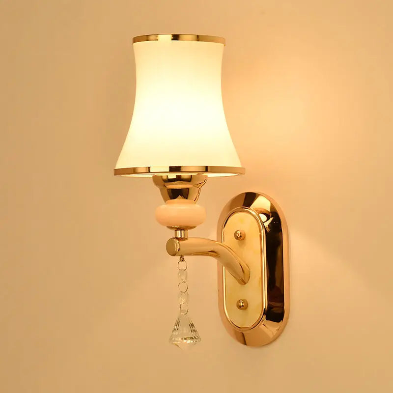 Axyaa Nordic Wall Lamp LED Indoor Retro Bedroom Light