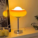 Axyaa Egg Tart LED Floor Lamp for Nostalgic Bauhaus Style Indoor Decor