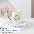 Axyaa Ceramic Rose Cup & Plate Set: Handmade Flower Coffee Cup, Unique Design