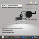 Axyaa Adjustable Arm Glass Wall Lamp LED Light