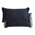 Axyaa Sand-Washed Cotton Lace Throw Cushion Cover with British Style, for Stylish Sofas.