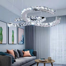Axyaa Crystal Chandelier Pendant Light for Living Room Bedroom Ceiling Lighting