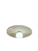Axyaa Japanese Style Yellow Cave Stone Wall Lamp for Home Decoration