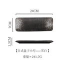 Axyaa Ceramic Sushi Plate Fish Dish for Hotel Restaurant Household Grilling