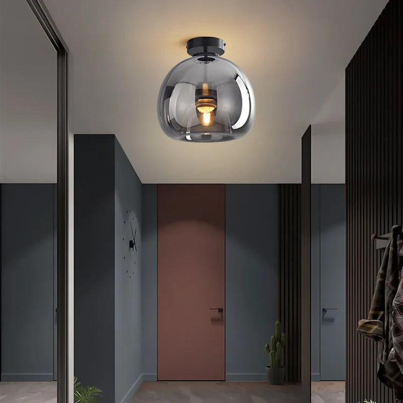 Modern Glass Ball Nordic Ceiling Light by Axyaa for Living Room Bedroom Kitchen Hallway