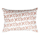 Axyaa Pink Geometric Stripes Pillow Cover for Home Decor and Living Room