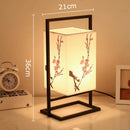 Axyaa Chinese Linen LED Desk Lamp: Classical Simplicity for Study, Reading, and Bedroom