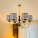 Axyaa Retro Polka Dots Chandelier | Minimalist Livingroom & Restaurant Lighting
