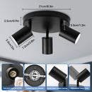 Axyaa 3-Light GU10 LED Ceiling Spotlight Track Chandelier
