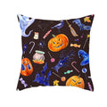 Axyaa Horror Pattern Polyester Pillowcase for Home Festival Decor