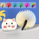 Axyaa LED Cartoon Book Lamp: Creative USB Foldable Reading Light for Children