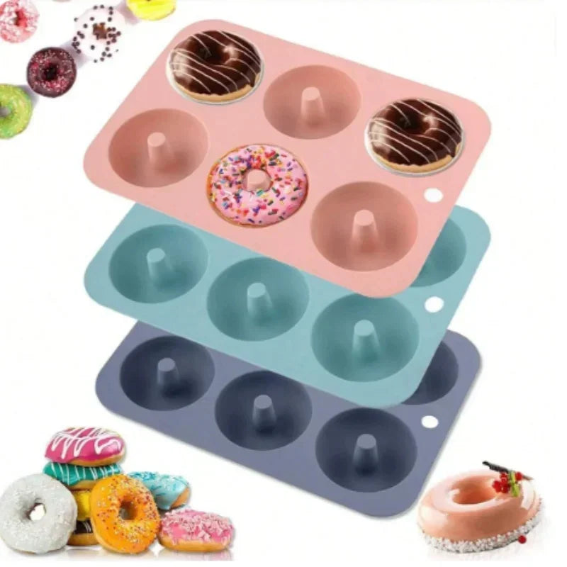 Silicone Donut Mold Cupcake Mould Baking Tool, Axyaa Bakeware Kitchen Accessories