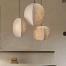 Axyaa Wabi Sabi Pendant Lights: Minimalist Nordic Dining Room Lamparas Fixture
