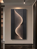 Axyaa Crystal Porcelain LED Wall Mural Lights for Porch Foyer Living Room Decor