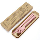 Axyaa Kids Wheat Straw Tableware Set