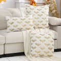 Axyaa Halloween Bat Spider Golden Sequin Embroidery Throw Cushion Cover